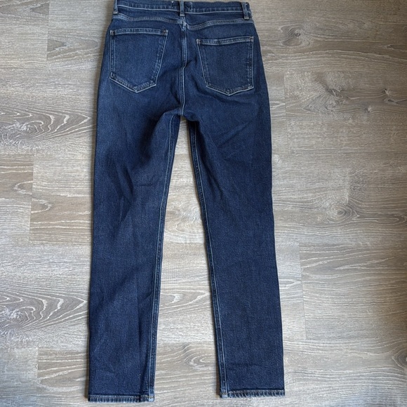 Agolde Nico High Rise Slim Denim Jeans in Fixation - Picture 3 of 13